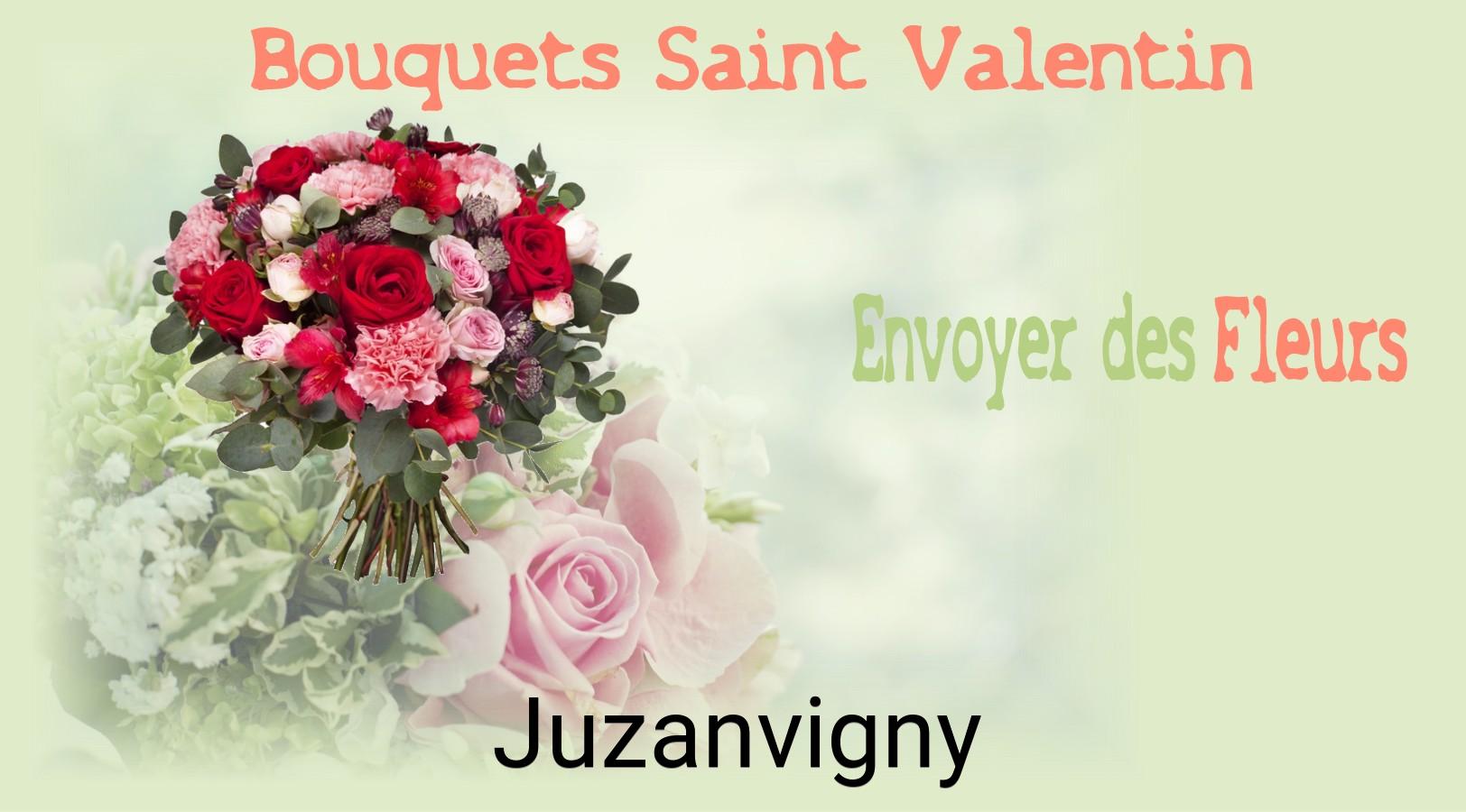 Roses de Saint-Valentin livrées à Juzanvigny